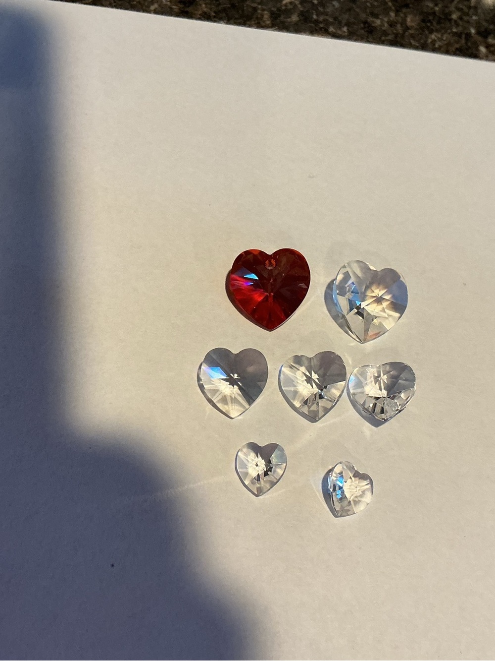 Swarovski Heart Crystals